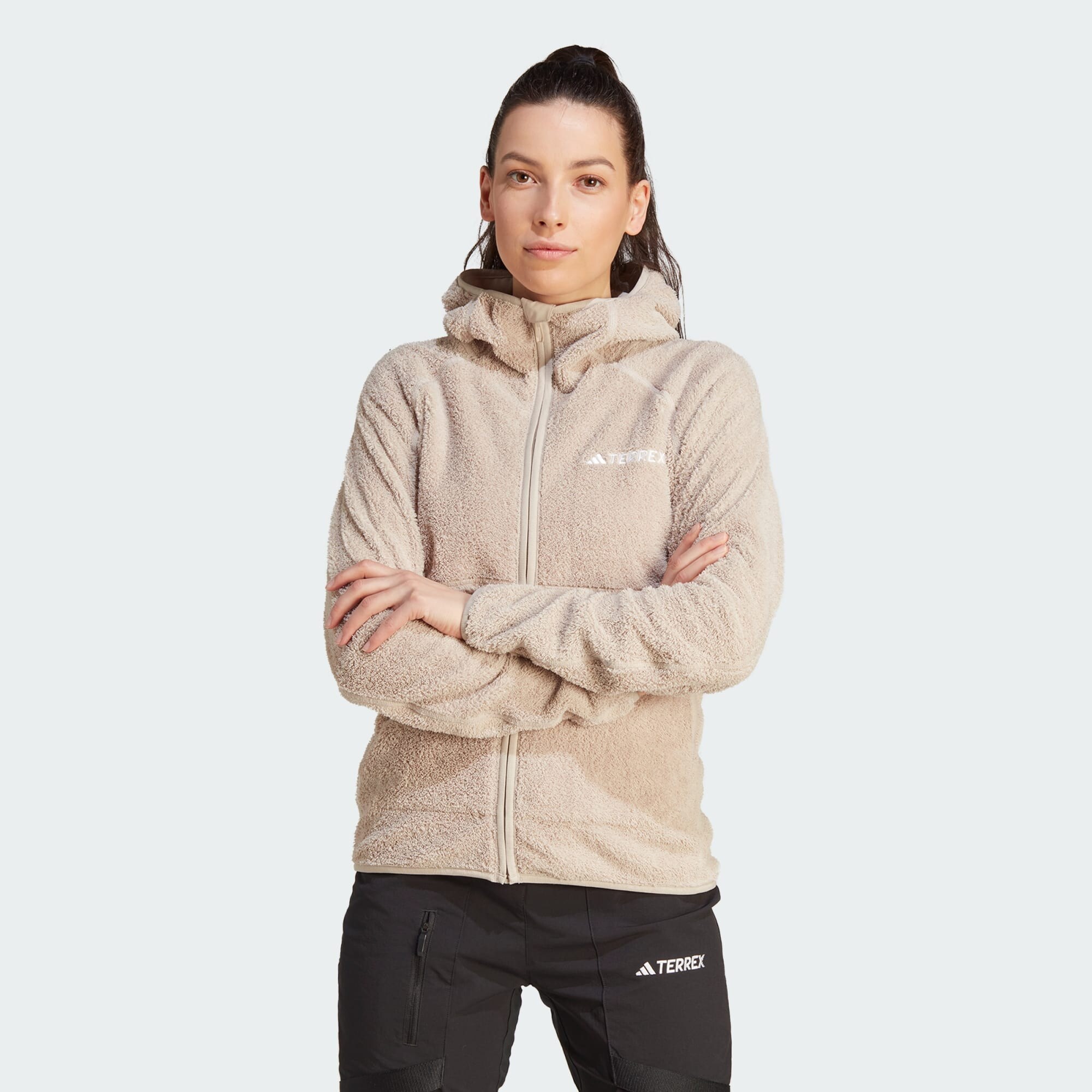 adidas Terrex Terrex Techrock Reversible High-Pile-Fleece Hooded (9000161706_69529)