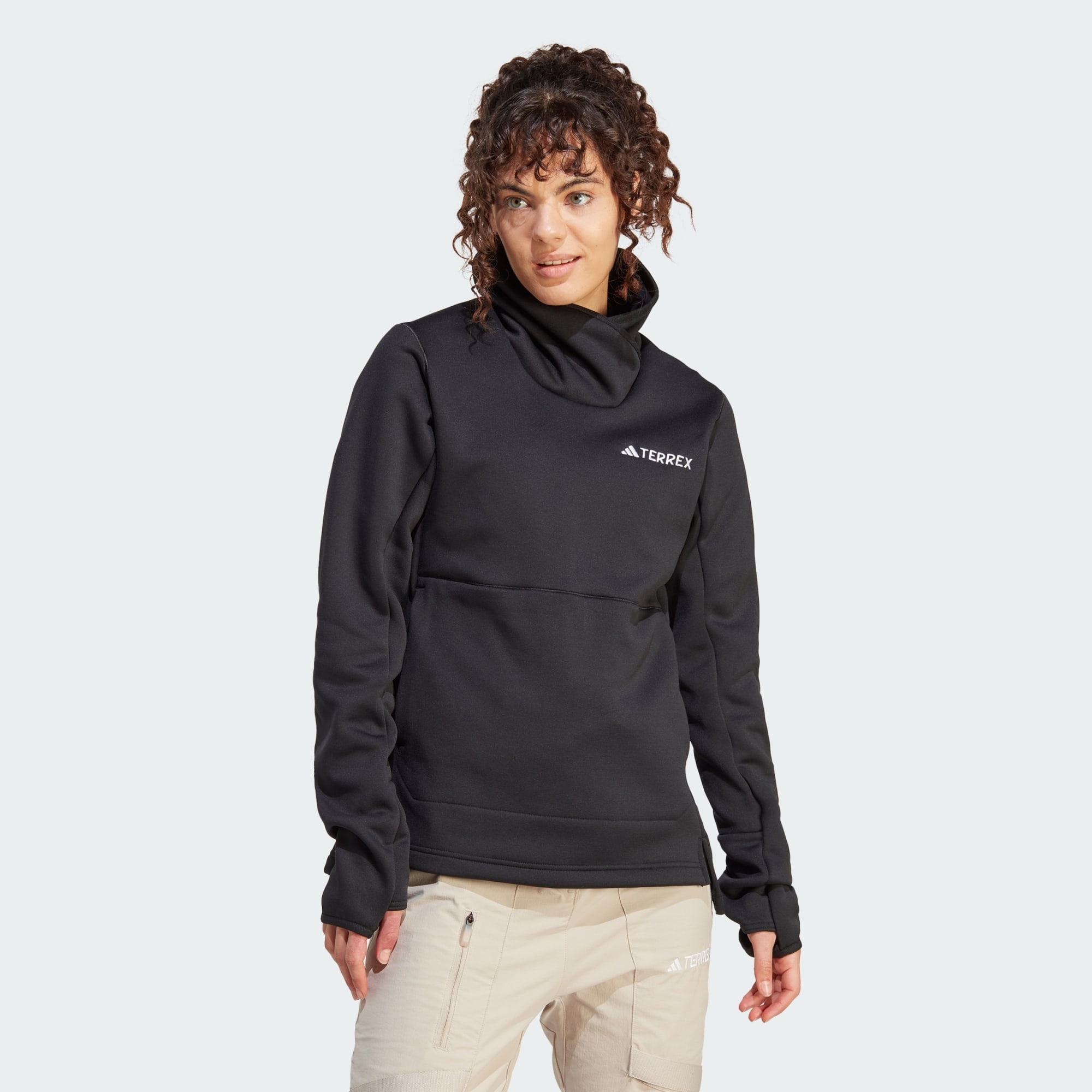 adidas Terrex Terrex Xperior Medium Fleece Pullover Top (9000161721_1469)