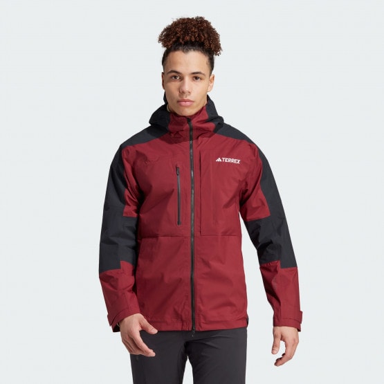 adidas Terrex Terrex Xploric Rain.Rdy Hiking Jacket Shadow Red / Black ...