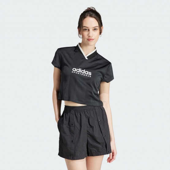 adidas Tiro Colorblock Crop Tee