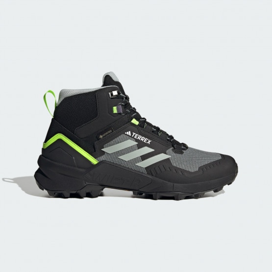 adidas grey Terrex Terrex Swift R3 Mid Gore-Tex Hiking Shoes