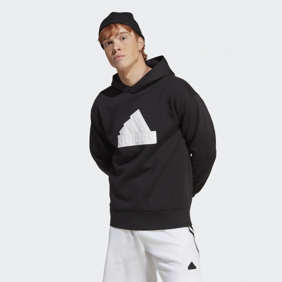 adidas Future Icons Badge of Sport Hoodie Black White IC3745