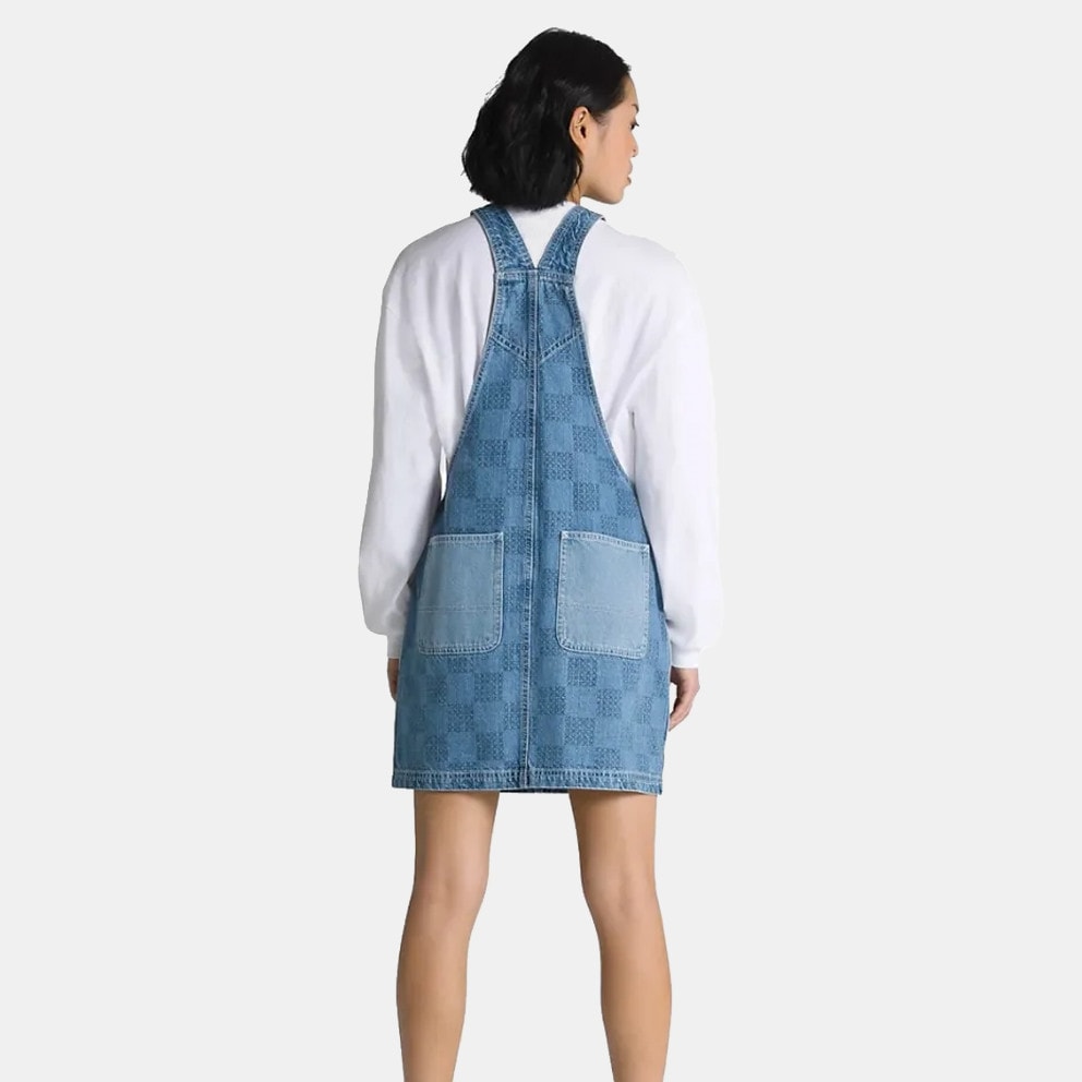 Vans Mended Check Denim Pinafore Women's Dress