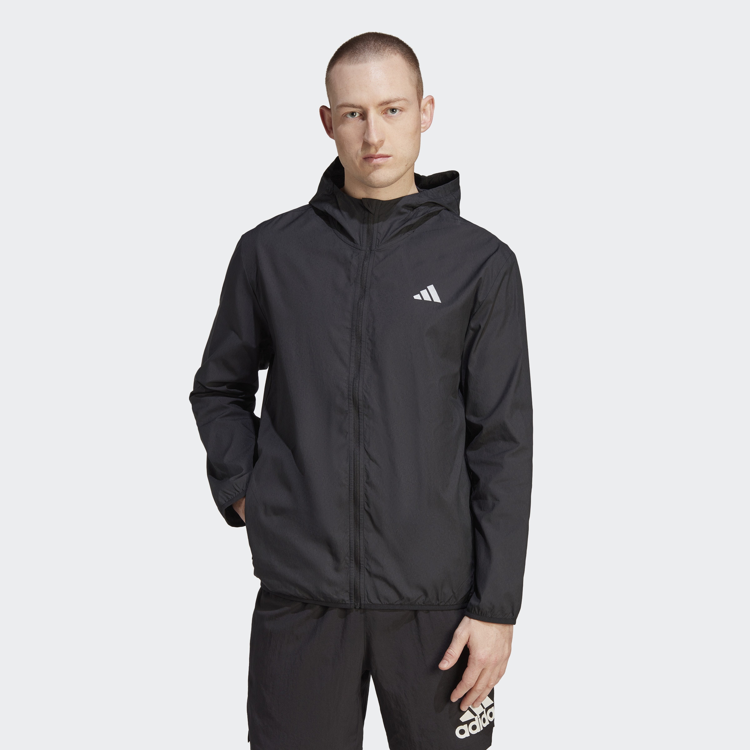 adidas Performance Run It Men\'s Windbreaker Black IL2286