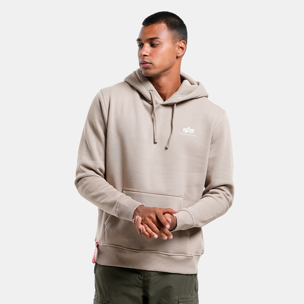 Alpha Industries Men's pullover Hoodie Beige 196318 - alexander mcqueen  illustrated print t shirt item - 679