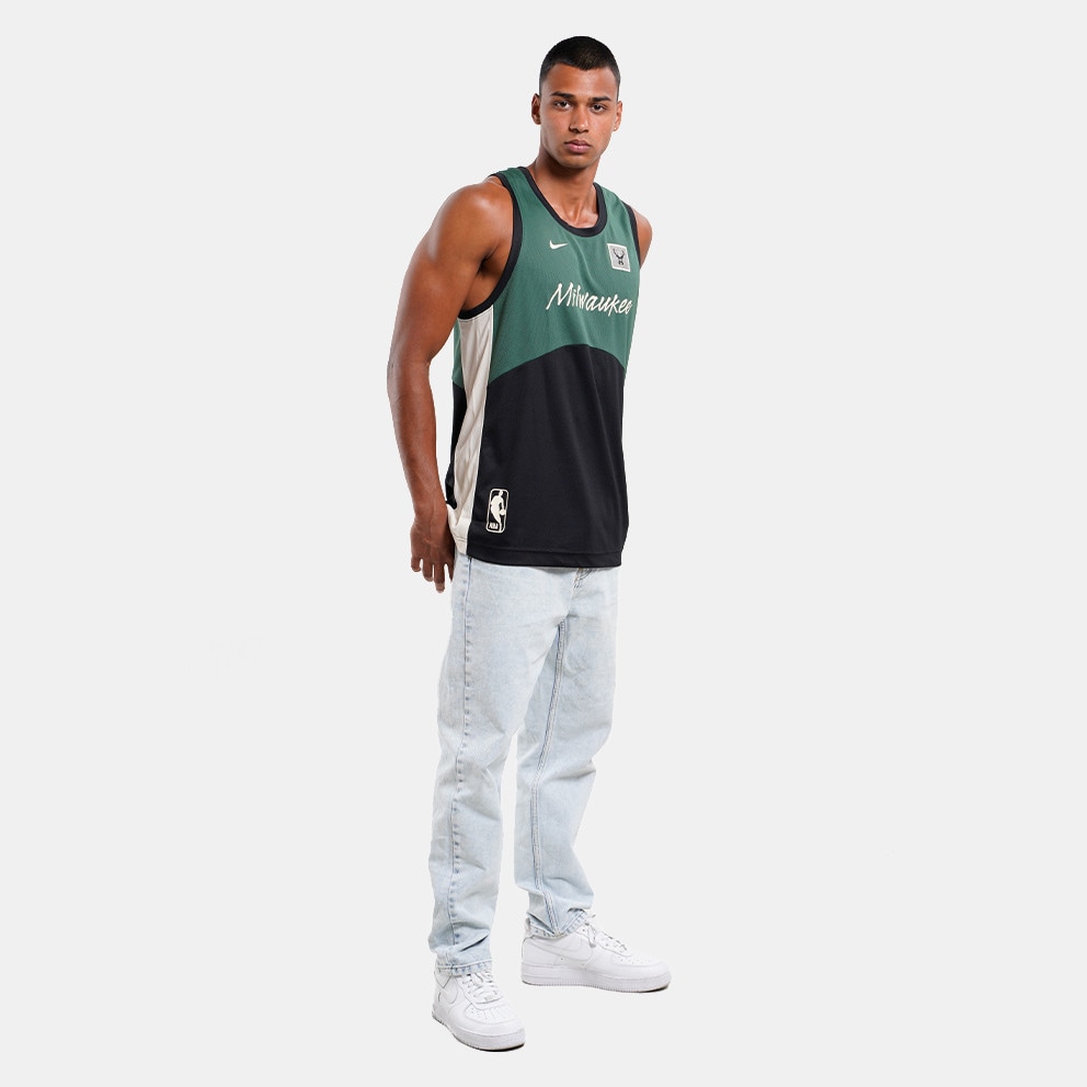Nike Milwaukee Bucks Μπασκετική Φανέλα