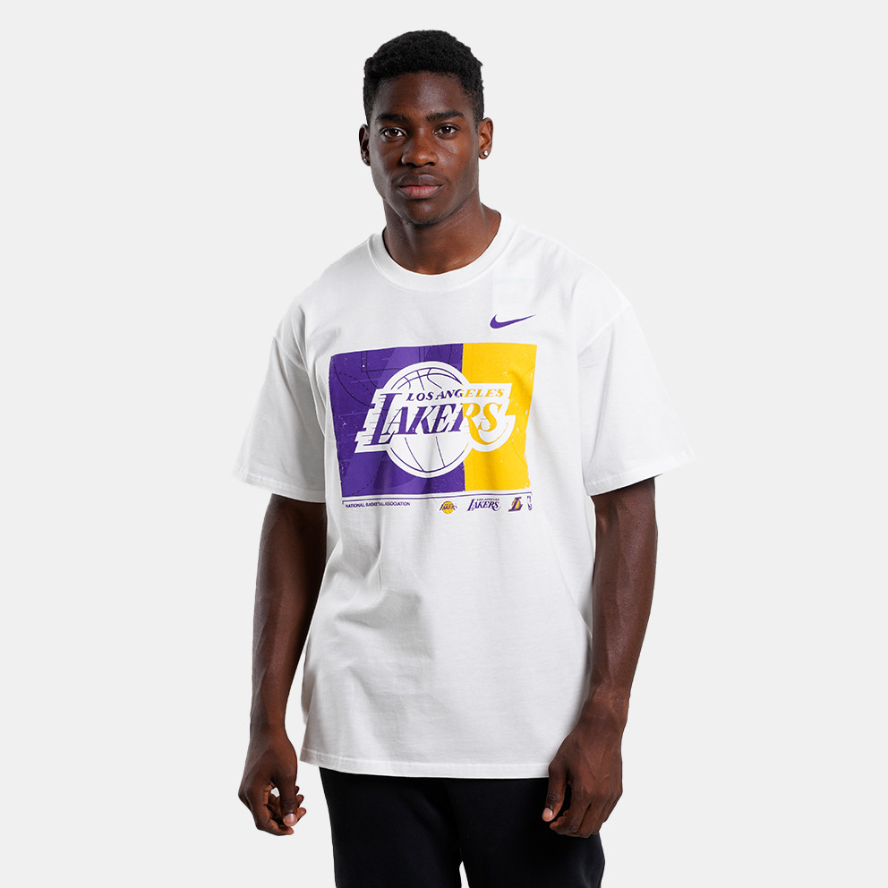 Nike NBA Max90 Los Angeles Lakers Essential Ανδρικό T-Shirt (9000130915_43228)