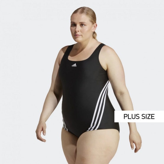 adidas 3 stripes swim suit plus size