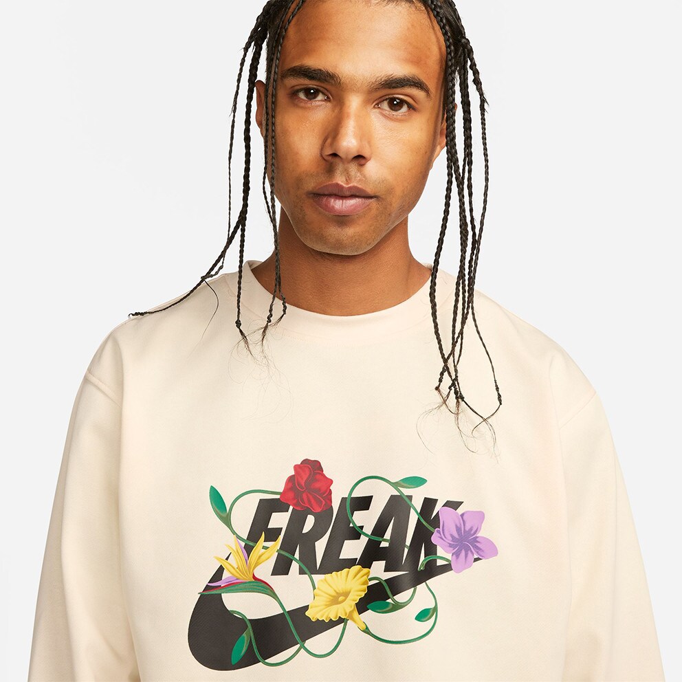 Nike Giannis Standard Issue Men s Sweatshirt Beige FJ9557 110 women nike 4.0 free flyknit white blaqck