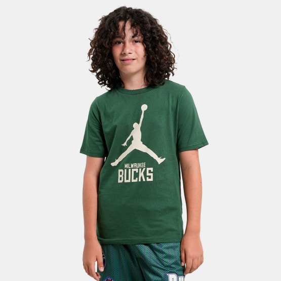 Youth Milwaukee Bucks Nike Green Elite Practice Performance T-Shirt