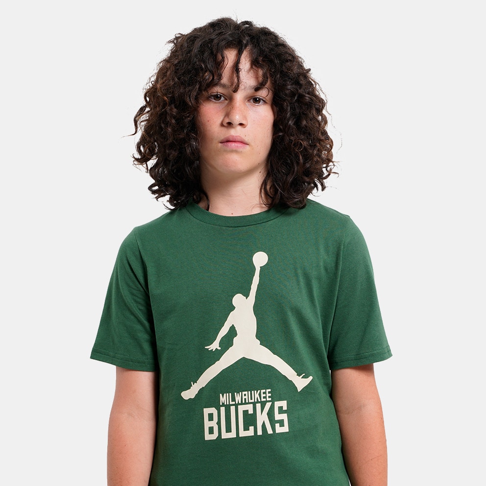 Jordan NBA Milwaukee Bucks Kids' T-shirt