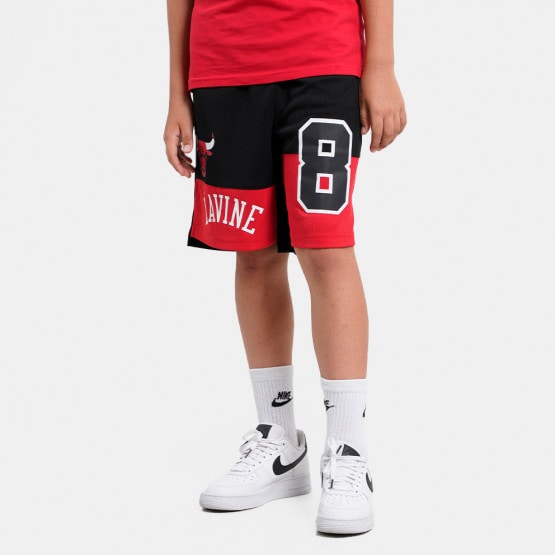 Men's Chicago Bulls Tommy Jeans Red Mike Mesh Basketball Shorts