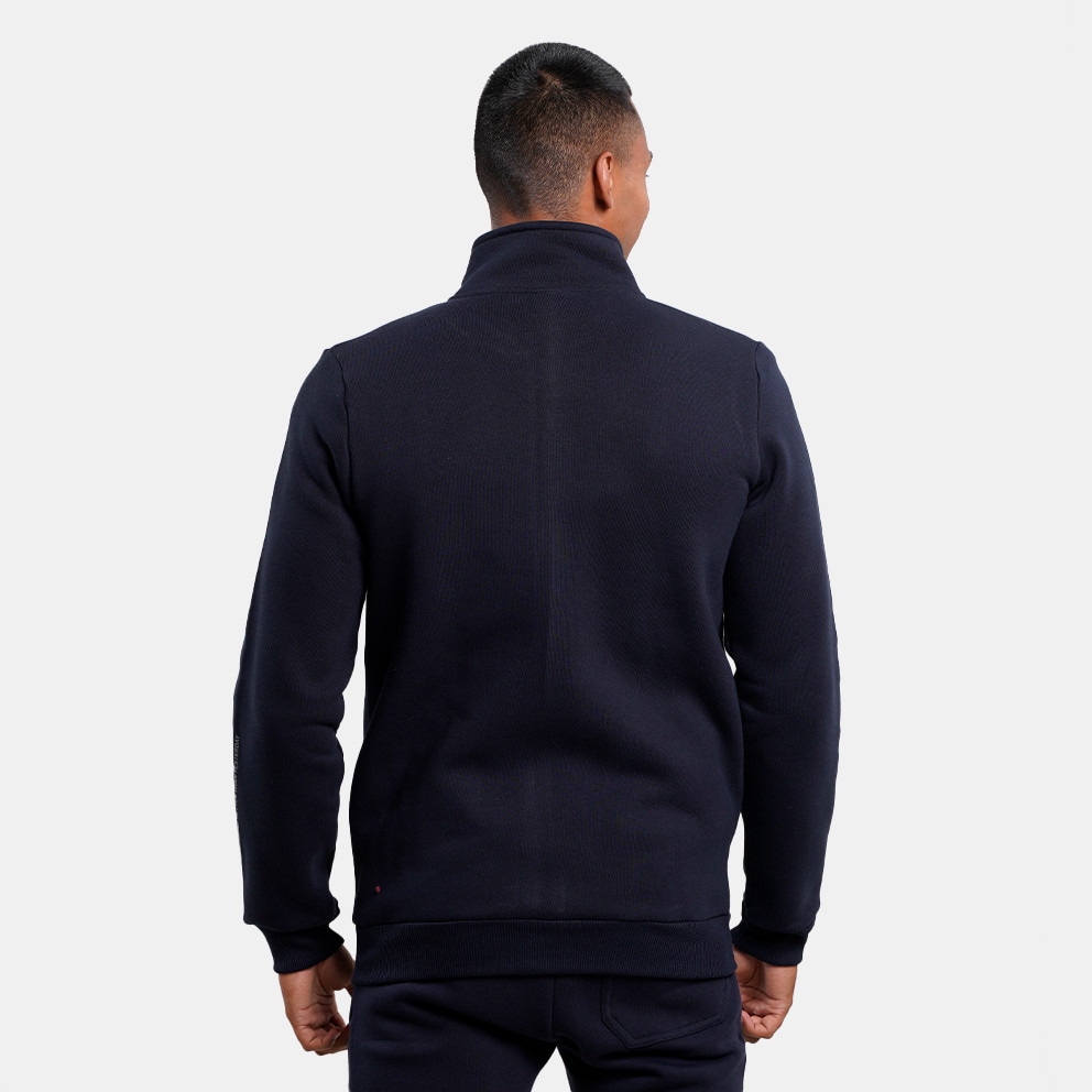 Target Jacket High Neck Fleece Ανδρική Ζακέτα