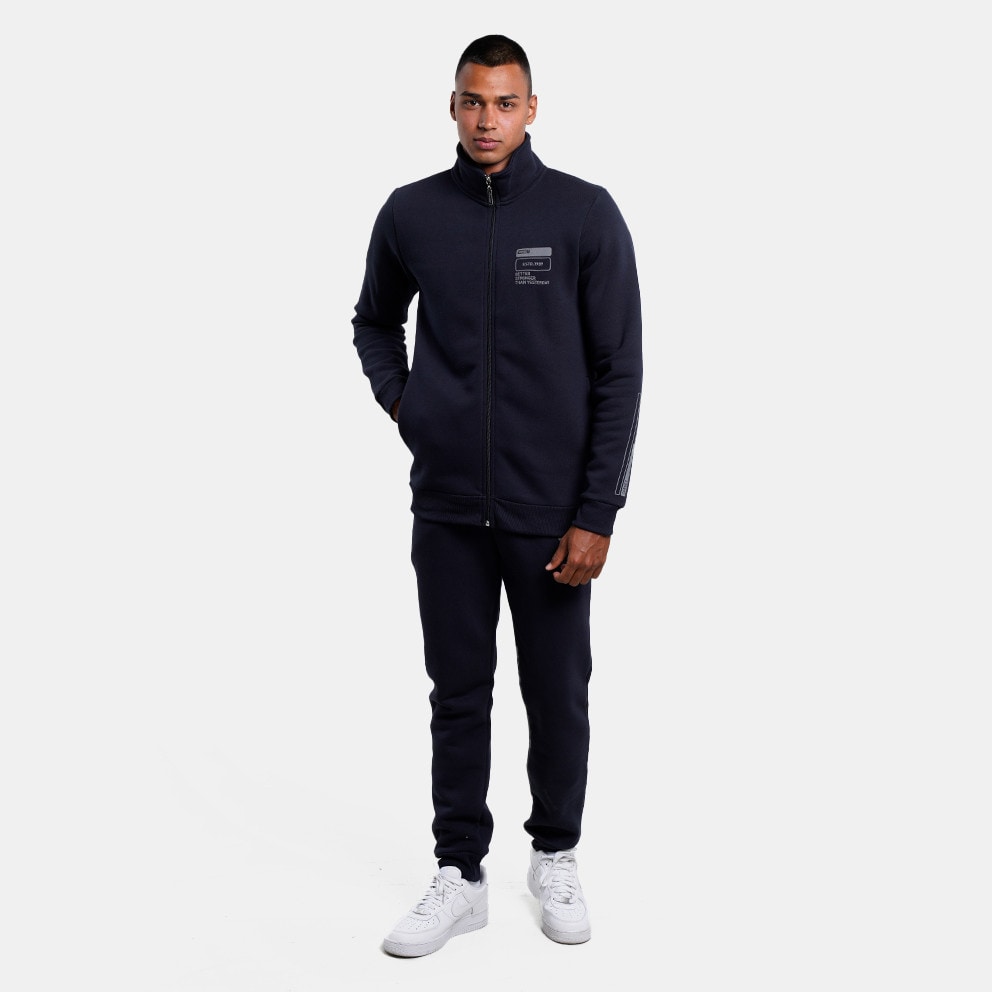 Target Jacket High Neck Fleece Ανδρική Ζακέτα