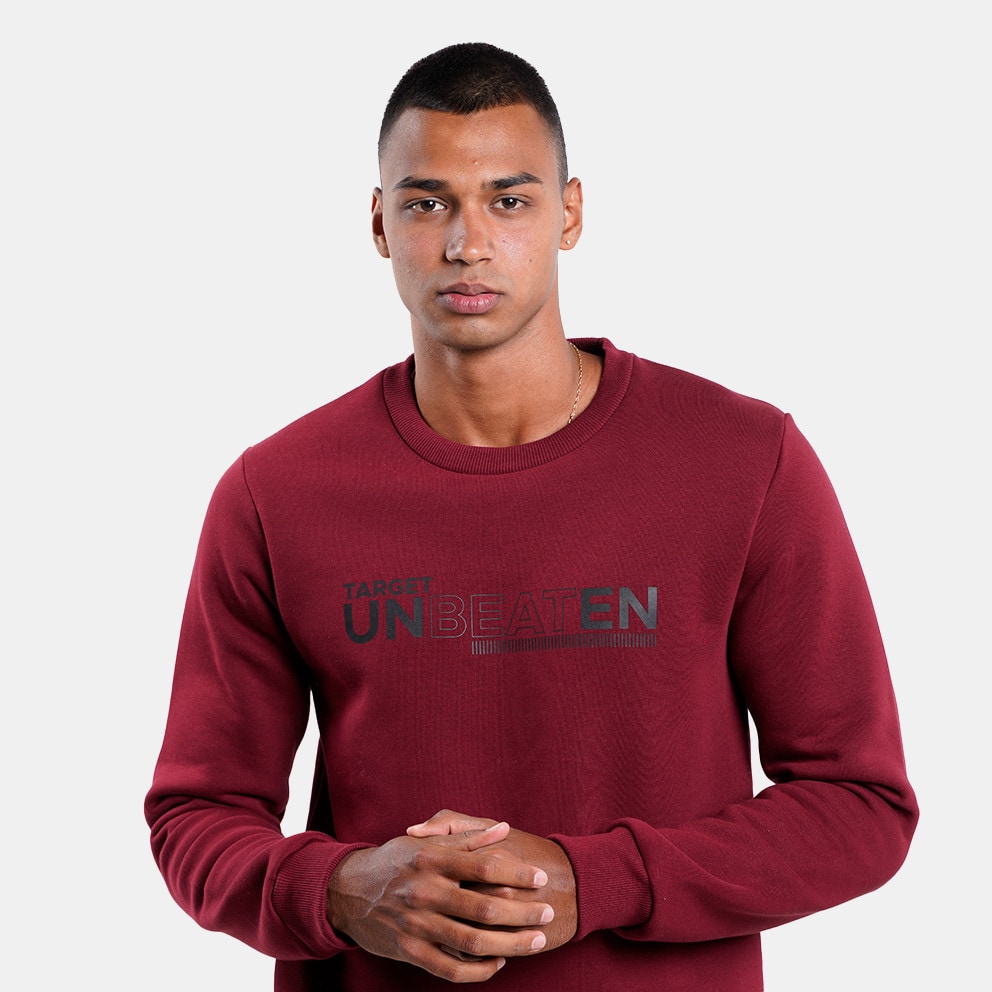 Target Crewneck Fleece "Unbeaten" Ανδρική Μπλούζα Φούτερ