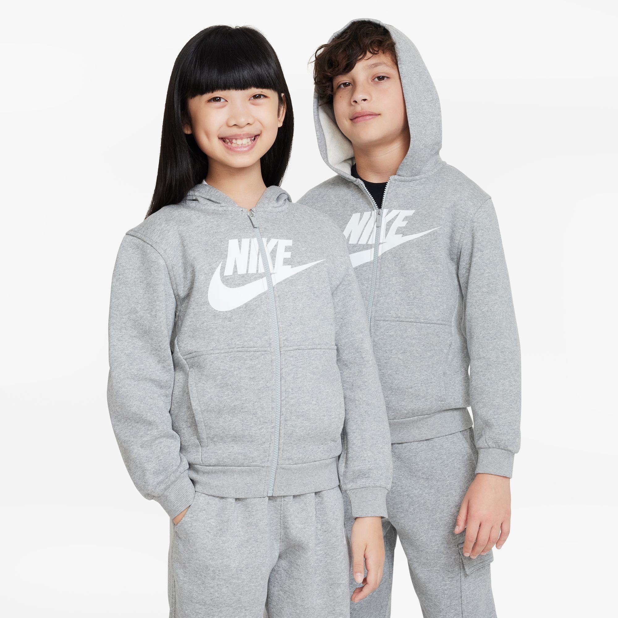 Nike K Nsw Club Flc Hd Fz Ls Hbr (9000152024_56403)