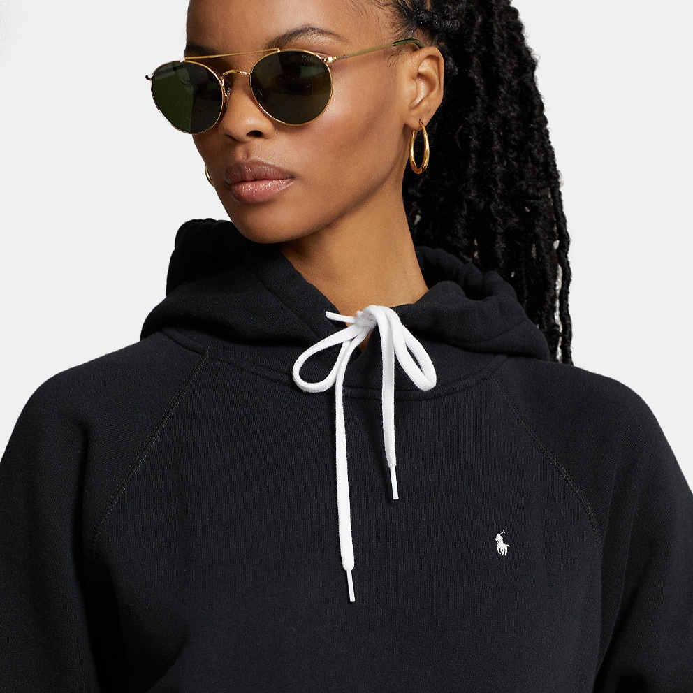 Polo Ralph Lauren Shrunken Fit Fleece Women s Hoodie Black 211891558003 001
