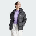 adidas Essentials 3-Stripes Mid Down Hooded Jacket