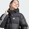 adidas Essentials 3-Stripes Mid Down Hooded Jacket