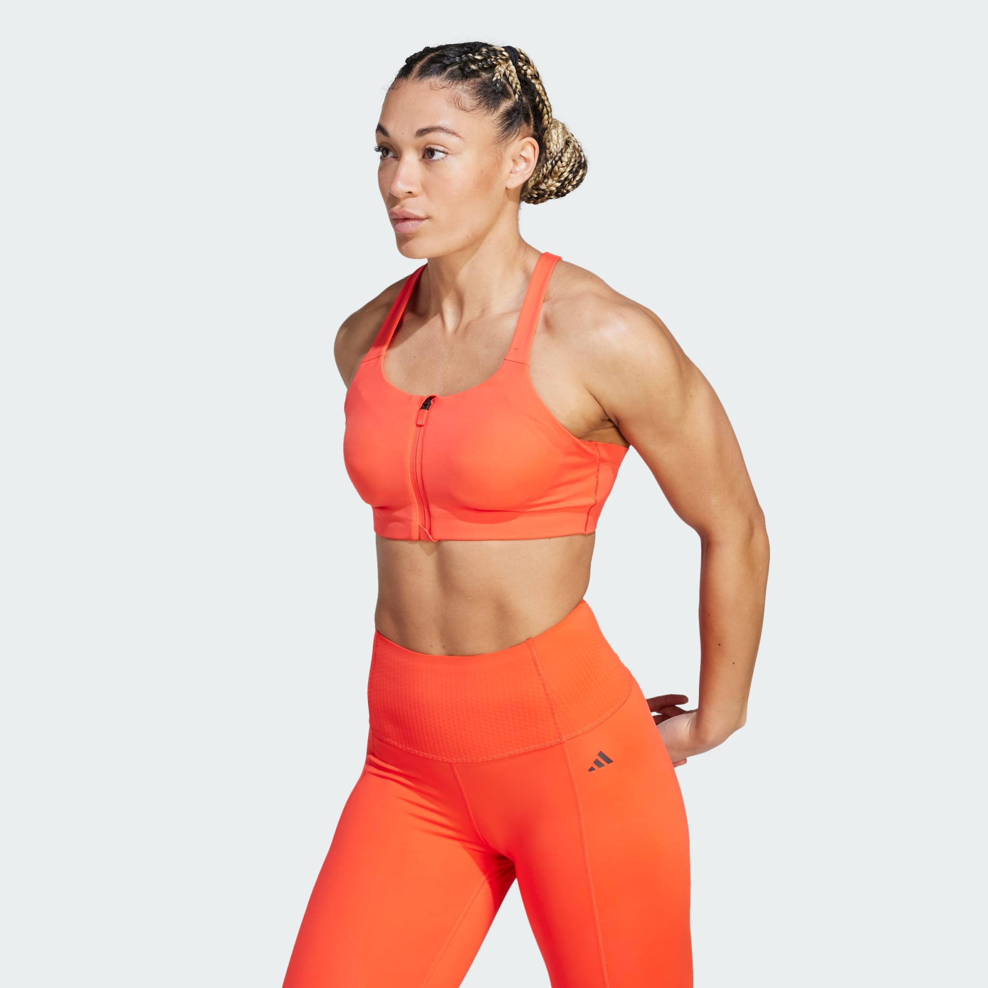 adidas Tlrd Impact Luxe High-Support Zip Bra (9000163831_5032)