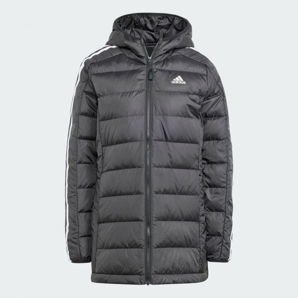 adidas Essentials 3-Stripes Light Down Hooded Parka