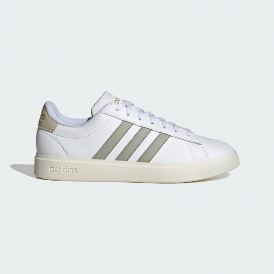 adidas Grand Court Cloudfoam Comfort Shoes Cloud White Silver Pebble Wonder Beige ID4467