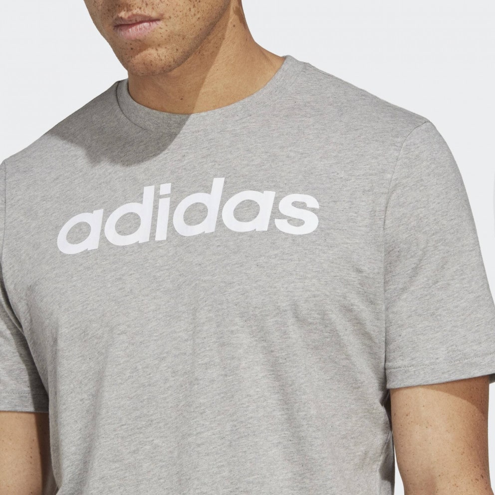adidas Essentials Single Jersey Linear Embroidered Logo Men's T-shirt