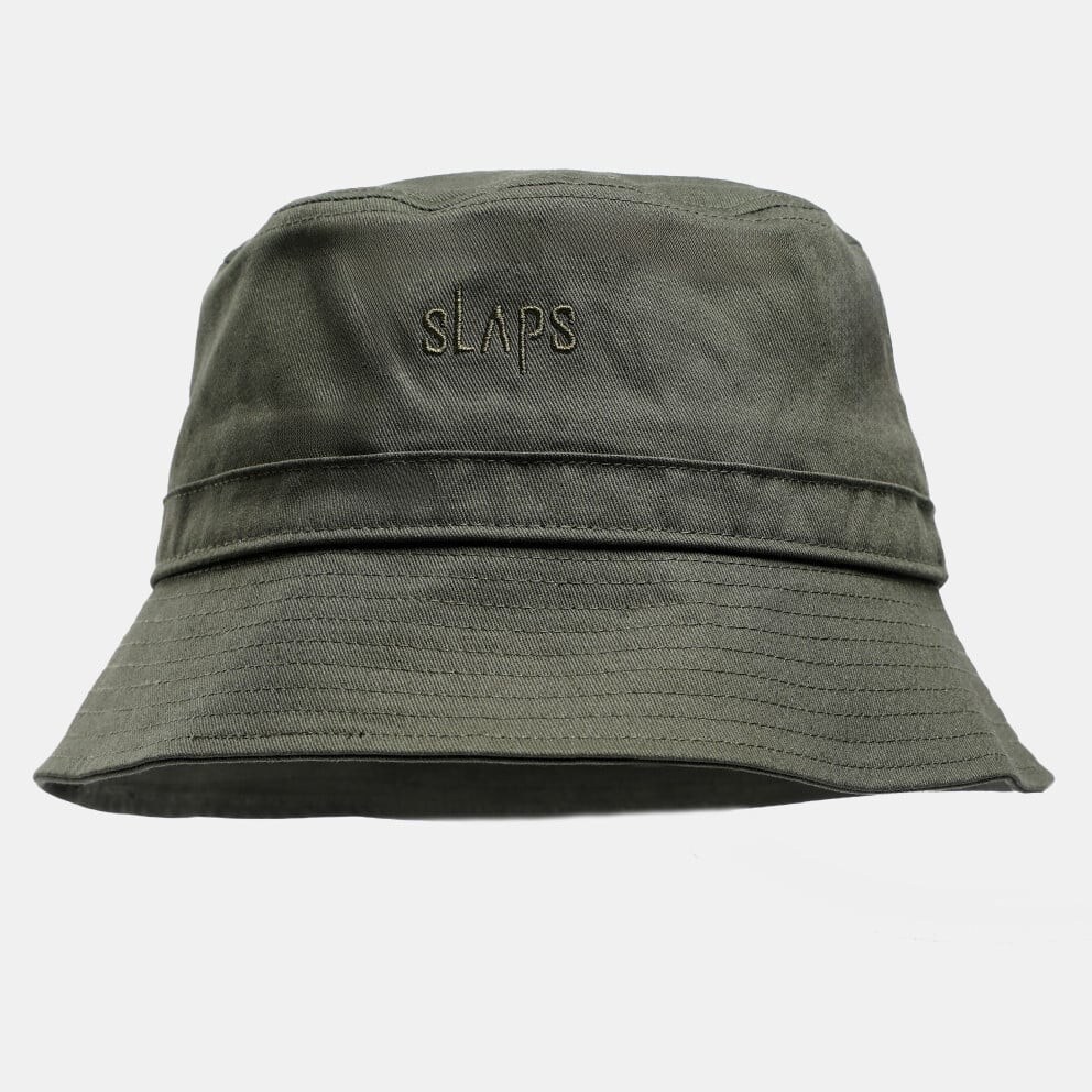 44 - Slaps Unisex Bucket Hat Khaki SL82310021 - MRDR embroidered cap Blu