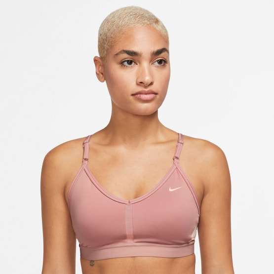 nike w nk indy v neck bra