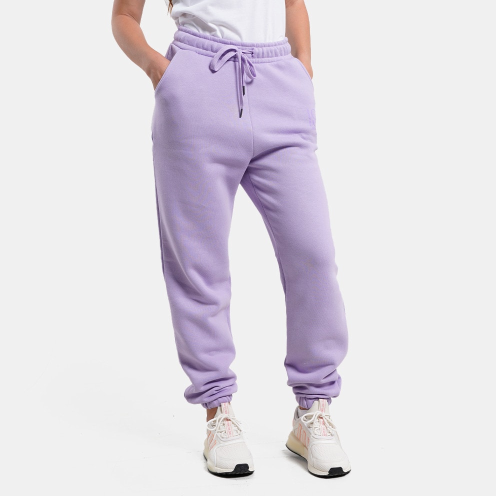 Target Cuffed Pants Fleece "Icon" Γυναικείο Παντελόνι Φόρμας