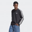 adidas Essentials Fleece 3-Stripes Ανδρική Μπλούζα Φούτερ