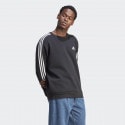 adidas Essentials Fleece 3-Stripes Ανδρική Μπλούζα Φούτερ