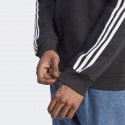 adidas Essentials Fleece 3-Stripes Ανδρική Μπλούζα Φούτερ