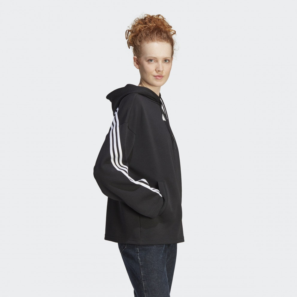 adidas Future Icons 3-Striped Γυναικεία Μπλούζα με Κουκούλα