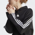 adidas Future Icons 3-Striped Γυναικεία Μπλούζα με Κουκούλα
