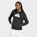 adidas Future Icons Badge of Sport Bomber Γυναικεία Μπλούζα με Κουκούλα