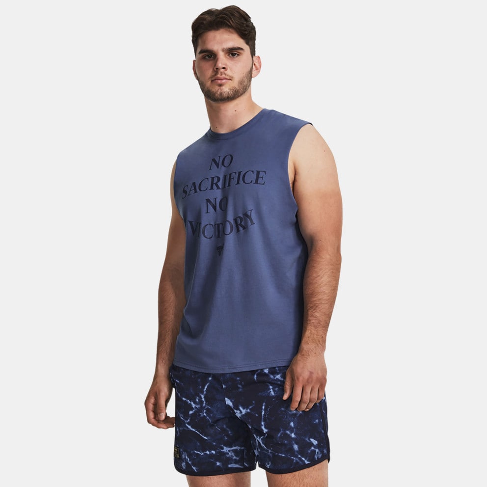 Under Armour Project Rock Sms Ανδρική Αμάνικη Μπλούζα (9000153185_70898)