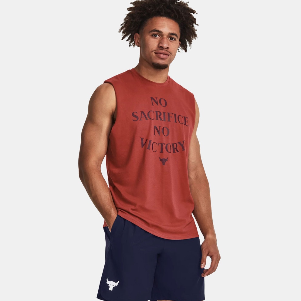 Under Armour Project Rock Sms Ανδρική Αμάνικη Μπλούζα (9000153186_70897)