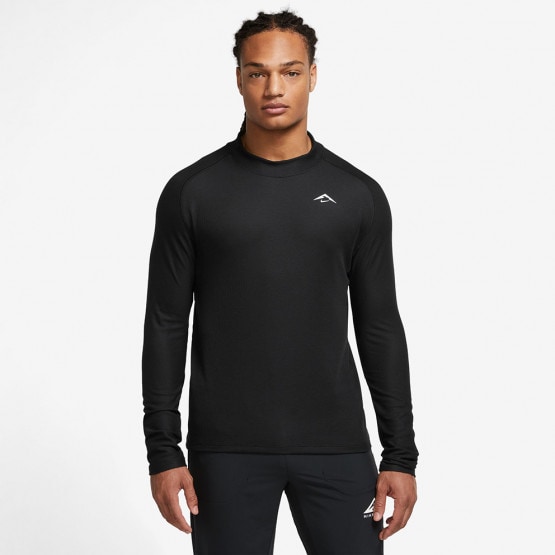 Nike M Nk Df Trail Ls Top BLACK/BLACK/WHITE FB8597-010