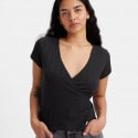 Levi's Dry Goods Pointelle Wrap Γυναικείο T-shirt