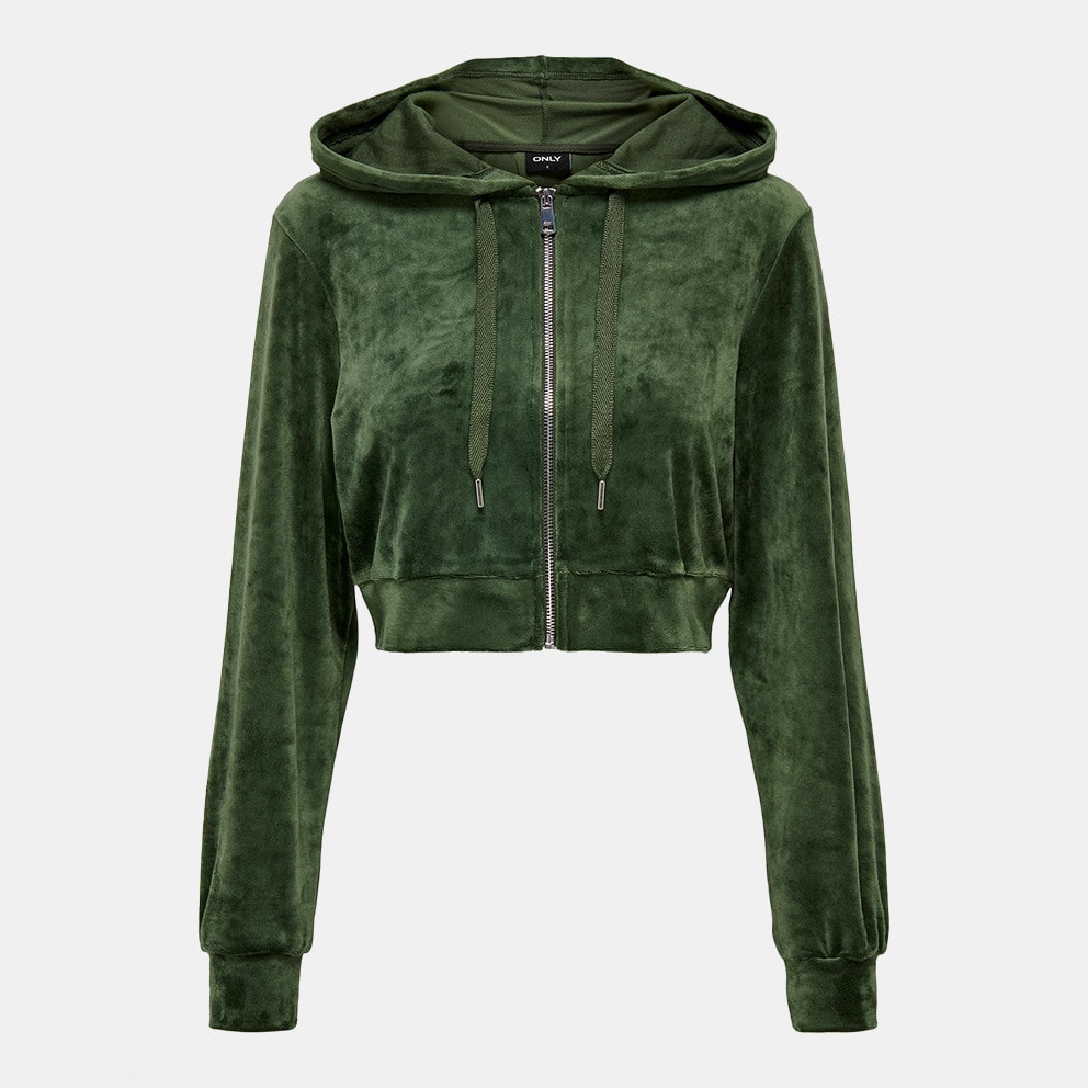 Only ONLY Onlrebel L/S Cropped Zip Hood Swt (9000156511_38800)