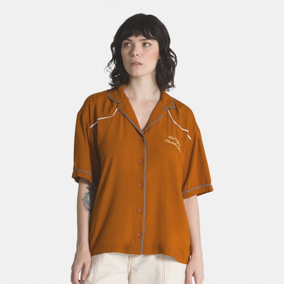 Vans Dusk Downer SS Top Oversized Fit Γυναικείο Πουκάμισο