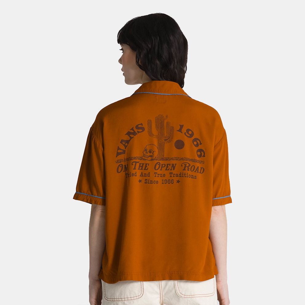 Vans Dusk Downer SS Top Oversized Fit Γυναικείο Πουκάμισο