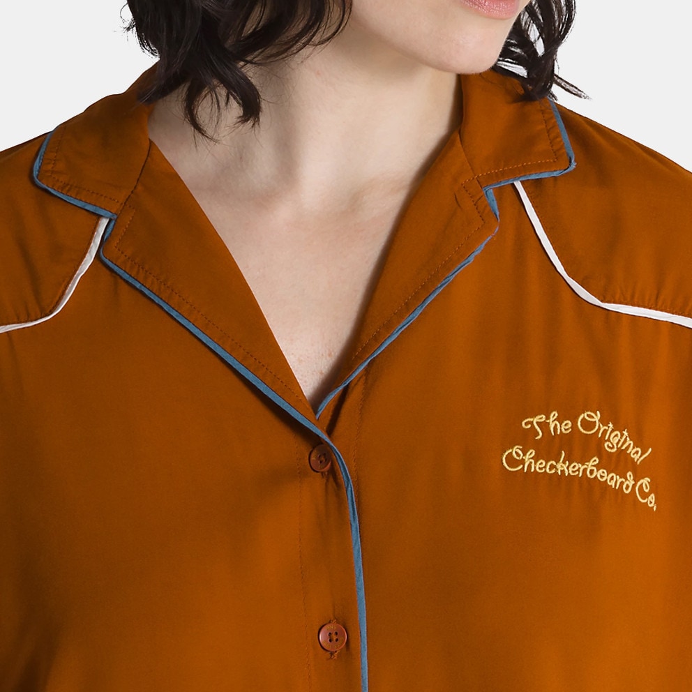 Vans Dusk Downer SS Top Oversized Fit Γυναικείο Πουκάμισο
