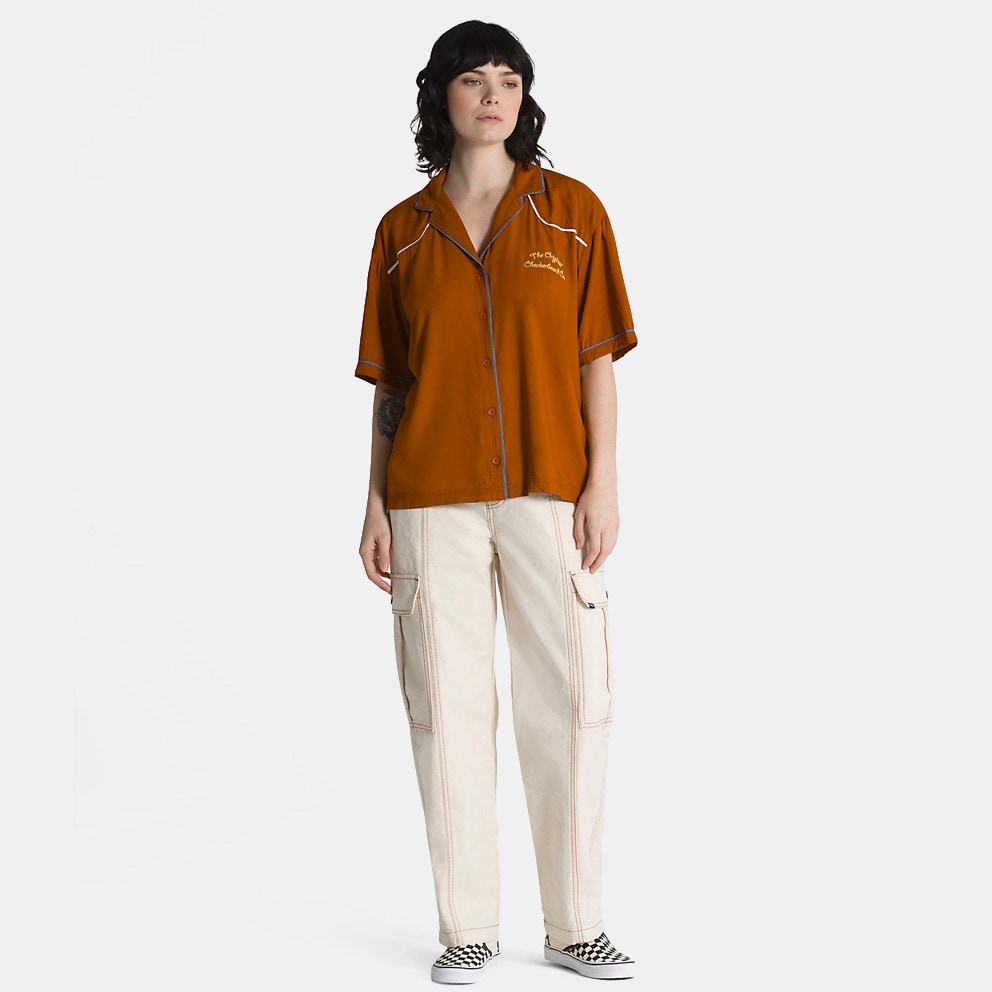 Vans Dusk Downer SS Top Oversized Fit Γυναικείο Πουκάμισο