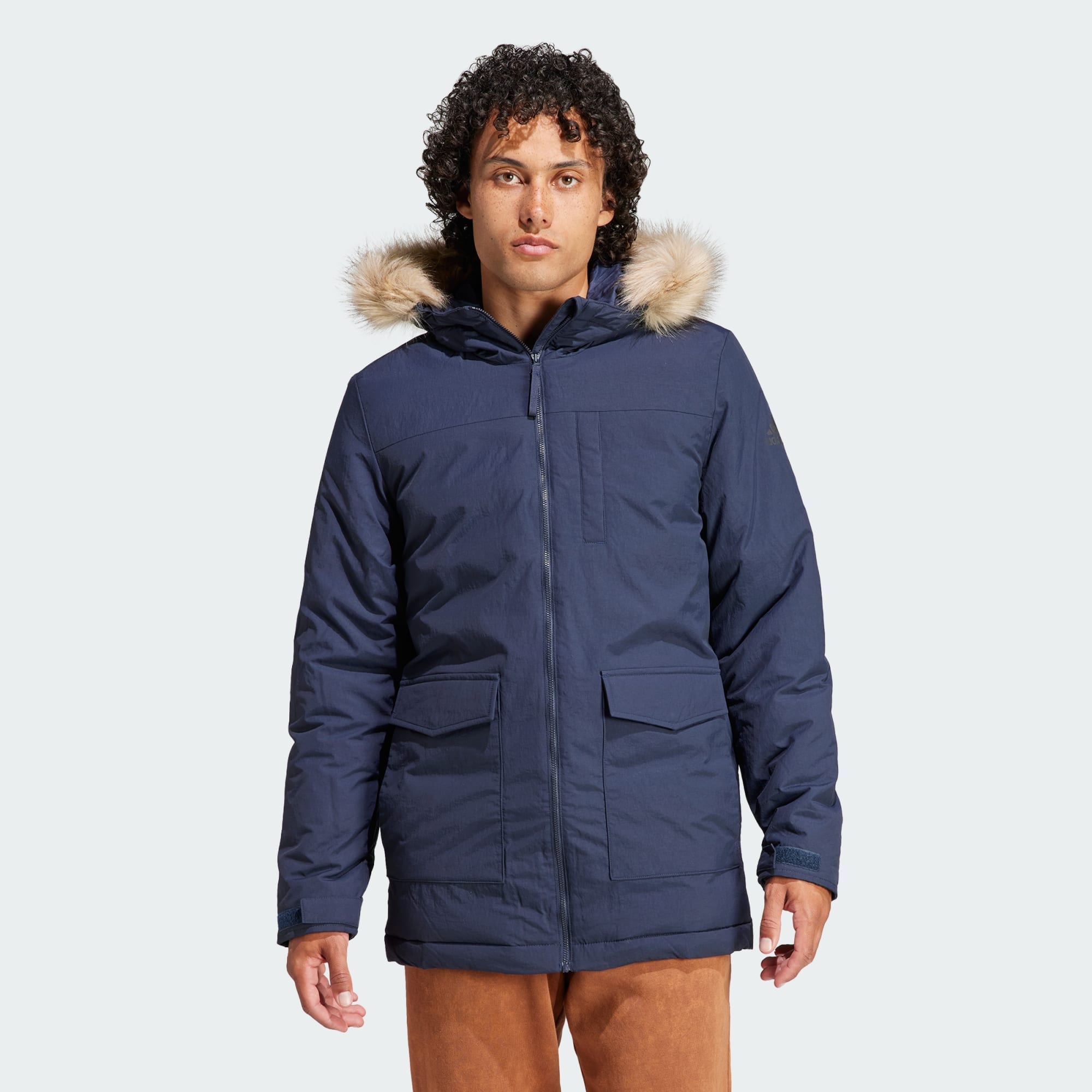 adidas Hooded Fur Parka (9000165245_24222)