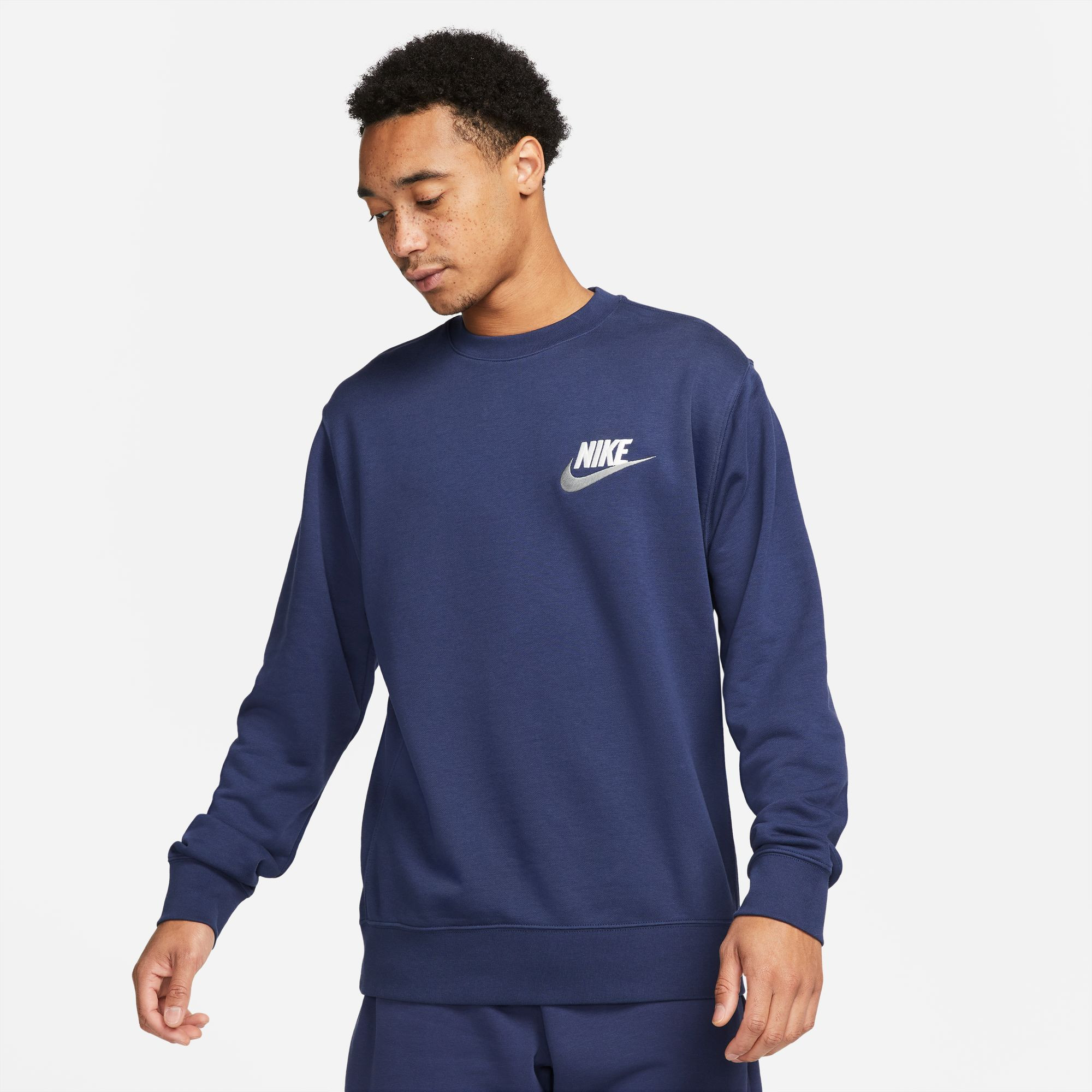 Nike Sportswear Club Fleece Ανδρική Μπλούζα Φούτερ (9000151837_2749)