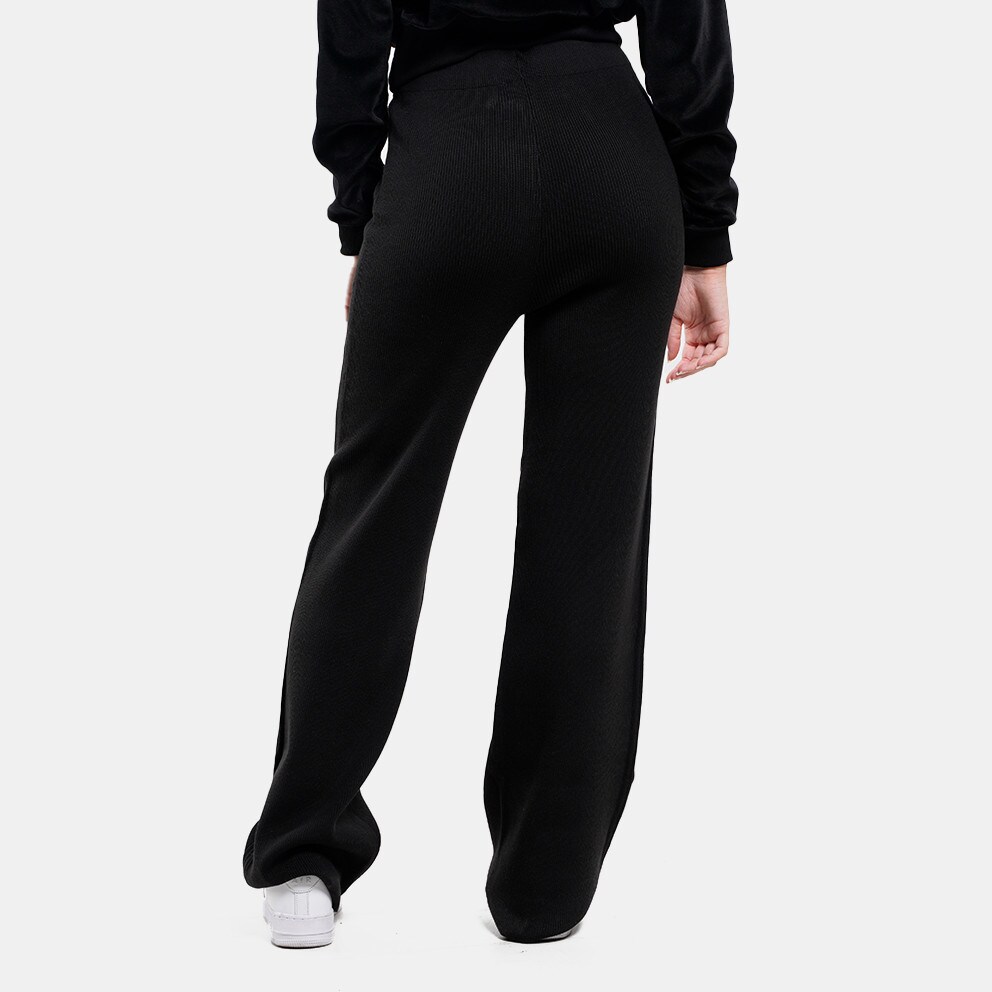 Calvin Klein Badge Women's Track Pants Black J20J222114 - BEH - Calvin Klein  Ribstrikket trøje med rund hals i boucle