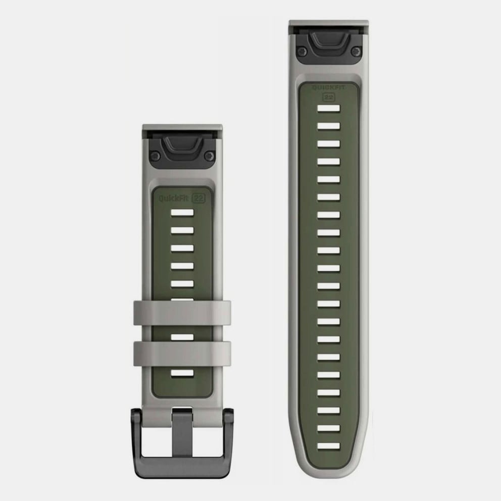 GARMIN Silicone Band Fog Gray with Moss