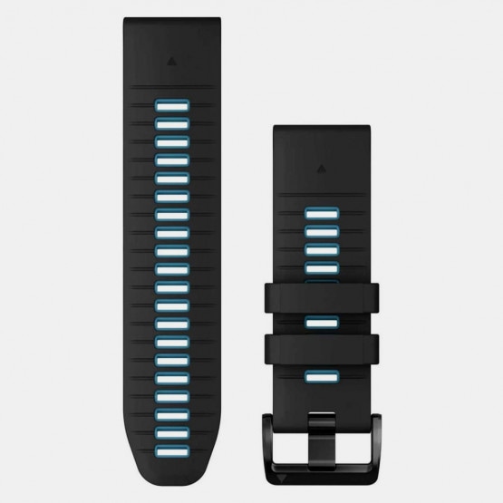 GARMIN Silicone Band Black with Cirrus Blue